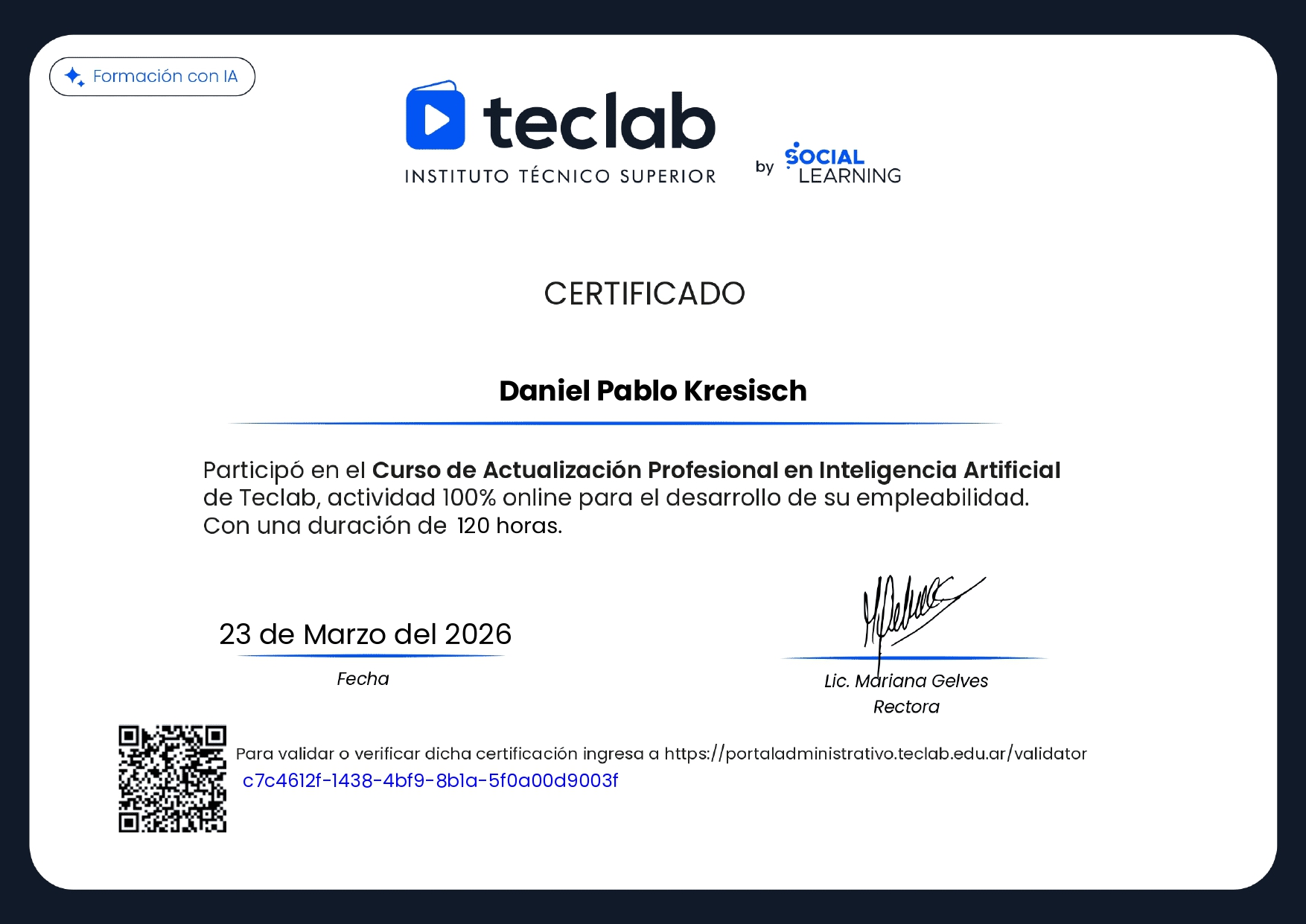 Título Inteligencia Artificial - Coderhouse